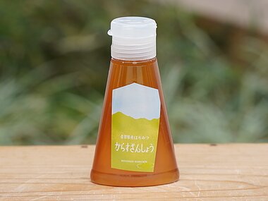 佐賀県産からすざんしょうはちみつ　チューブ 220g　  国産はちみつ